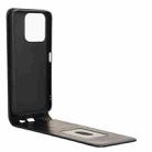 For Honor X5b 4G Magnetic Vertical Flip Leather Phone Case(Black) - 3