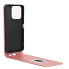 For Honor X5b 4G Magnetic Vertical Flip Leather Phone Case(Rose Gold) - 3