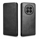 For Honor Magic7 Magnetic Vertical Flip Leather Phone Case(Black) - 2