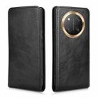 For Honor X60 Pro 5G / X9c 5G Magnetic Vertical Flip Leather Phone Case(Black) - 2