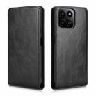 For Honor 200 Smart 5G / Play 60 Plus 5G Magnetic Vertical Flip Leather Phone Case(Black) - 2