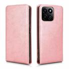 For Honor 200 Smart 5G / Play 60 Plus 5G Magnetic Vertical Flip Leather Phone Case(Rose Gold) - 2