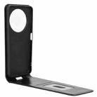 For Honor X60 5G / X9c Smart Magnetic Vertical Flip Leather Phone Case(Black) - 3