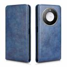 For Honor X60 5G / X9c Smart Magnetic Vertical Flip Leather Phone Case(Blue) - 2