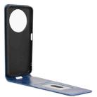 For Honor X60 5G / X9c Smart Magnetic Vertical Flip Leather Phone Case(Blue) - 3