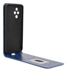 For Honor 200 5G Magnetic Vertical Flip Leather Phone Case(Blue) - 3