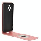 For Honor 200 5G Magnetic Vertical Flip Leather Phone Case(Rose Gold) - 3