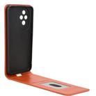 For Honor 200 5G Magnetic Vertical Flip Leather Phone Case(Brown) - 3