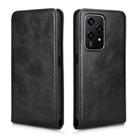 For Honor 200 Lite 5G Global Magnetic Vertical Flip Leather Phone Case(Black) - 2