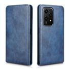 For Honor 200 Lite 5G Global Magnetic Vertical Flip Leather Phone Case(Blue) - 2
