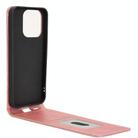 For Honor X60i 5G Magnetic Vertical Flip Leather Phone Case(Rose Gold) - 3