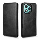 For Honor 400 Lite Magnetic Vertical Flip Leather Phone Case(Black) - 2