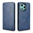 For Honor 400 Lite Magnetic Vertical Flip Leather Phone Case(Blue) - 2