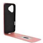 For Honor 400 Lite Magnetic Vertical Flip Leather Phone Case(Rose Gold) - 3
