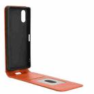 For Sony Xperia 5 V Magnetic Vertical Flip Leather Phone Case(Brown) - 3