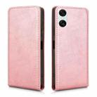 For Sony Xperia 1 VI Magnetic Vertical Flip Leather Phone Case(Rose Gold) - 2