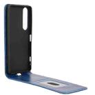 For Sony Xperia 1 IV Magnetic Vertical Flip Leather Phone Case(Blue) - 3