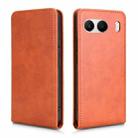 For OnePlus Nord 4 5G Magnetic Vertical Flip Leather Phone Case(Brown) - 2