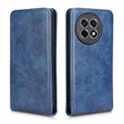 For OnePlus Ace 5 / Ace 5 Pro Magnetic Vertical Flip Leather Phone Case(Blue) - 2