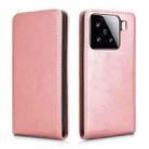 For Xiaomi 15 Pro Magnetic Vertical Flip Leather Phone Case(Rose Gold) - 2