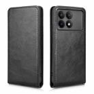 For Xiaomi Poco F6 Pro / Redmi K70 / K70 Pro Magnetic Vertical Flip Leather Phone Case(Black) - 2