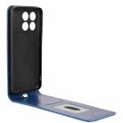 For Xiaomi Poco F6 Pro / Redmi K70 / K70 Pro Magnetic Vertical Flip Leather Phone Case(Blue) - 3