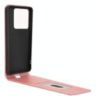 For Xiaomi Poco M7 Pro 5G / Redmi Note 14 5G Magnetic Vertical Flip Leather Phone Case(Rose Gold) - 3