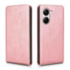 For Xiaomi X7 Pro 5G / Redmi Turbo 4 Magnetic Vertical Flip Leather Phone Case(Rose Gold) - 2