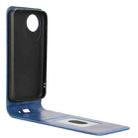 For ZTE Blade A35 Lite Magnetic Vertical Flip Leather Phone Case(Blue) - 3