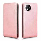 For ZTE Blade A35 Lite Magnetic Vertical Flip Leather Phone Case(Rose Gold) - 2