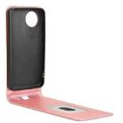 For ZTE Blade A35 Lite Magnetic Vertical Flip Leather Phone Case(Rose Gold) - 3