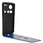 For ZTE Nubia Z70 Ultra Magnetic Vertical Flip Leather Phone Case(Blue) - 3