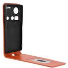 For ZTE Nubia Z70 Ultra Magnetic Vertical Flip Leather Phone Case(Brown) - 3