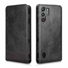 For ZTE nubia Red Magic 10 Pro+ Magnetic Vertical Flip Leather Phone Case(Black) - 2