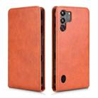 For ZTE nubia Red Magic 10 Pro+ Magnetic Vertical Flip Leather Phone Case(Brown) - 2