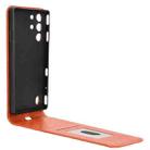 For ZTE nubia Red Magic 10 Pro+ Magnetic Vertical Flip Leather Phone Case(Brown) - 3