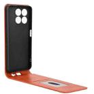 For ZTE Blade A35 / A55 Magnetic Vertical Flip Leather Phone Case(Brown) - 3