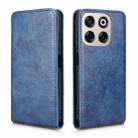 For ZTE Blade V70 Magnetic Vertical Flip Leather Phone Case(Blue) - 2