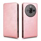 For ZTE nubia Focus Pro Magnetic Vertical Flip Leather Phone Case(Rose Gold) - 2