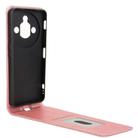 For ZTE nubia Focus Pro Magnetic Vertical Flip Leather Phone Case(Rose Gold) - 3