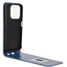 For ZTE Blade V70 Design 4G Magnetic Vertical Flip Leather Phone Case(Blue) - 3
