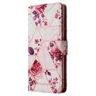 For Redmi Note 12 4G Marble Bronzing Stitching Leather Phone Case(Rose Gold) - 2