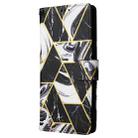 For Redmi Note 13 5G Global Marble Bronzing Stitching Leather Phone Case(Black) - 2