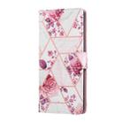 For Redmi Note 14 Pro 5G Marble Bronzing Stitching Leather Phone Case(Rose Gold) - 2