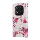 For Redmi Note 14 Pro 5G Marble Bronzing Stitching Leather Phone Case(Rose Gold) - 3