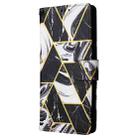 For Redmi Note 14 5G Marble Bronzing Stitching Leather Phone Case(Black) - 2