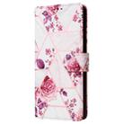 For Redmi Note 14 5G Marble Bronzing Stitching Leather Phone Case(Rose Gold) - 2