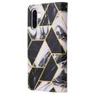For Samsung Galaxy A26 5G Marble Bronzing Stitching Leather Phone Case(Black) - 3