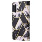 For Samsung Galaxy A56 5G Marble Bronzing Stitching Leather Phone Case(Black) - 3