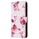 For Samsung Galaxy A36 5G Marble Bronzing Stitching Leather Phone Case(Rose Gold) - 2